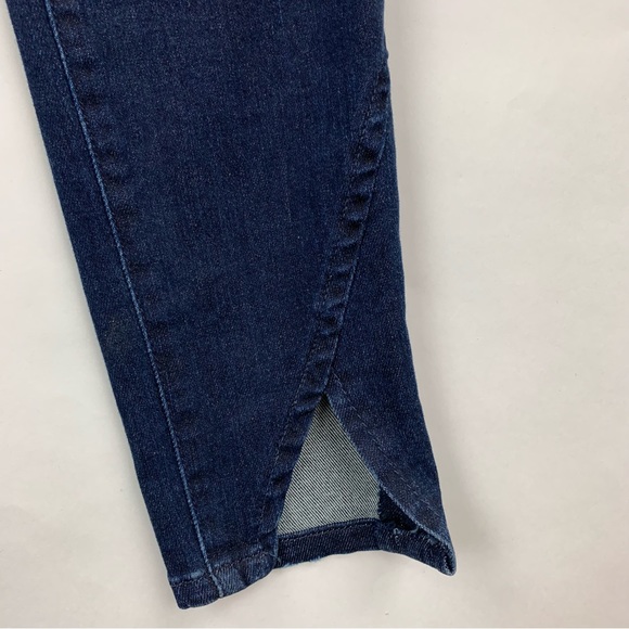 Frame Denim All High Rise Skinny Jeans with Asymmetric Slit Hem Sz 27 - Picture 11 of 11